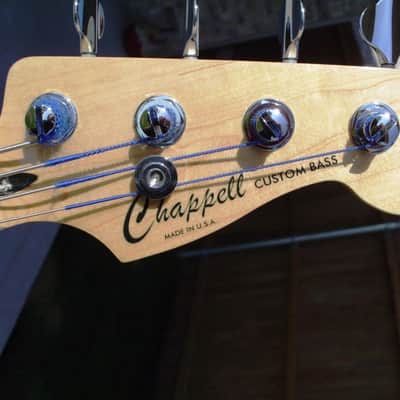 warmoth pj jazz 2017 Sonic Blue EMG Geezer Butler pickups hipshot kickass bridge image 7