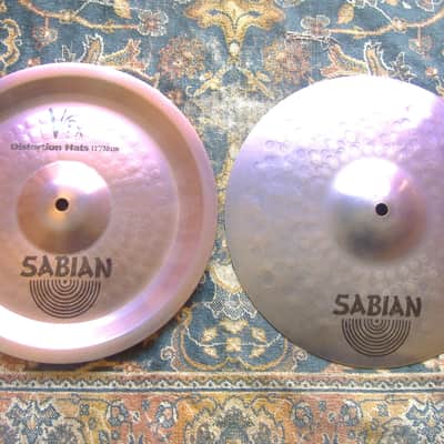 RARE Sabian Tony Verderosa VFX 12" DISTORTION HATS! 706 & 1272 Gs image 1