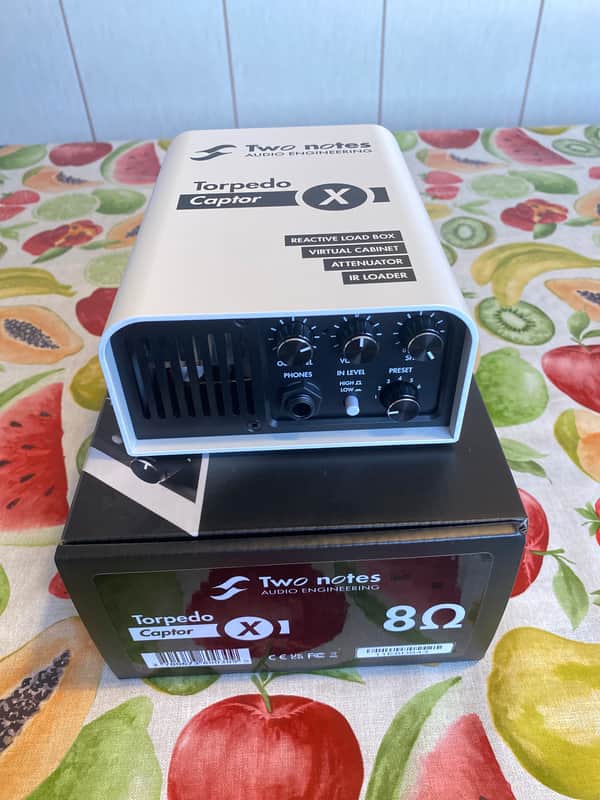 Two Notes Torpedo Captor X 8ohm Stereo Reactive Load Box / Attenuator 2020 - White image 1