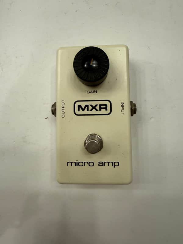 MXR Micro Amp Clean Boost Rare Vintage 1981 Block Logo Guitar Effect Pedal image 1