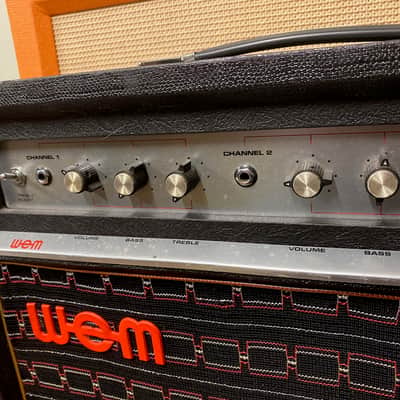Vintage 1970s WEM Watkins Dominator MK3 MKIII 1x12 Valve Guitar Amplifier Combo image 5