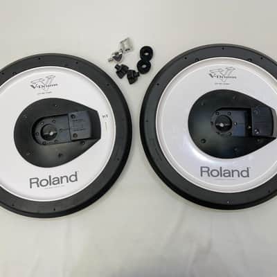 Two Roland CY-14C Crash V-Cymbal V Drum Trigger CY-14C image 4