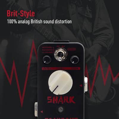 SONICAKE MiniLane Shark Classic Crunch/Distortion Guitar Effects Pedal(U.S. domestic inventory) image 2