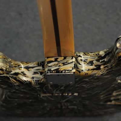 Fender FSR "Splattercaster" Standard Splatter Stratocaster with Rosewood Fretboard 2003 - 2004 - Olympic White, Aztec Gold, and Inca Silver Drop over Black image 15
