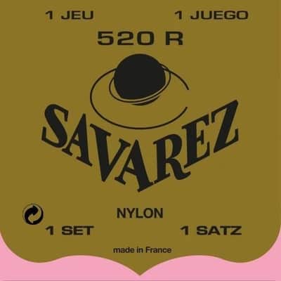 Savarez Traditional Normal Tension Classical Nylon Guitar Strings - 520R image 2