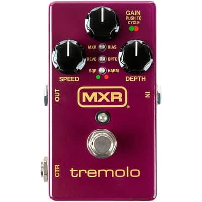 MXR Tremolo Effects Pedal - Purple w/New Power & Patch Cable image 3