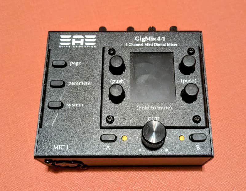 Elite Acoustics Gigmix 4-1 Mixer image 1