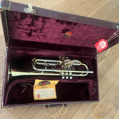 1951 C.G. Conn 28B Connstellation Bb Trumpet – Rare Early Connstellation – Original Case & Matching Guarantee Card image 2