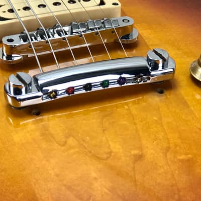 1971 Gibson Les Paul Standard Twisted Guitar 1970's Sunburst Unique Modified image 13