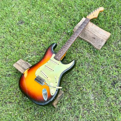 Vintage 1961 Slab Board Fender Stratocaster image 5