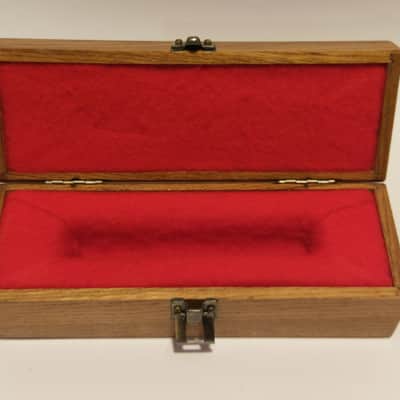 Schoeps M221b Mic Box  Wood/Red Velvet image 1