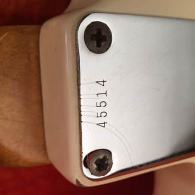 Fender Stratocaster 1959/'60 - Old Olympic White Stage Player image 12