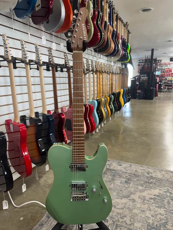 Cerberus Hermes 6VT Electric Guitar - Green Sparkle - B Stock | Reverb