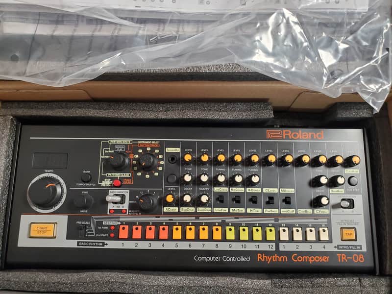 Roland Boutique Series TR-08 Analog Modeling Drum Machine 2017 - Present - Black image 1