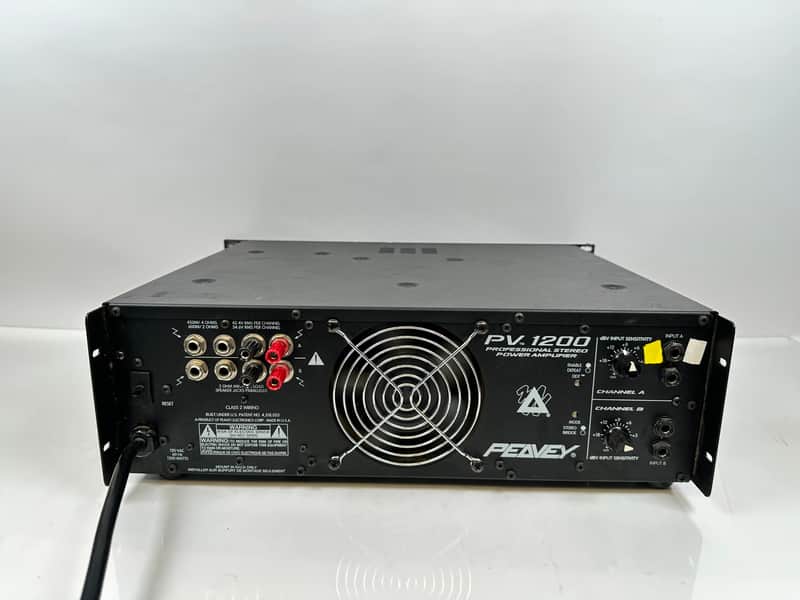 Peavey PV 1200 Professional 600W x 2 Stereo Power Amplifier | Reverb