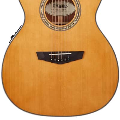 D'Angelico Premier Series Tammany Orchestra Acoustic-Electric Guitar Vintage Natural image 5