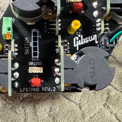Gibson CTS LP STAND PCB Electronics plate 2026- Push/pull Potentiometers image 4