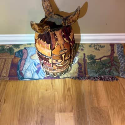 Beautiful Genuine African Handcrafted Drum Percussion Instrument image 17
