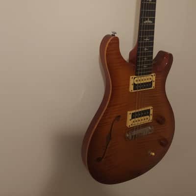PRS Custom SE Semi-Hollow 2009 - Amber Sunburst image 3