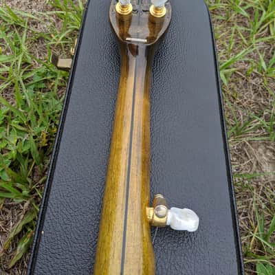 Aria SB-600 Deluxe 5 String Banjo High End Aria Gold Hardware Hard