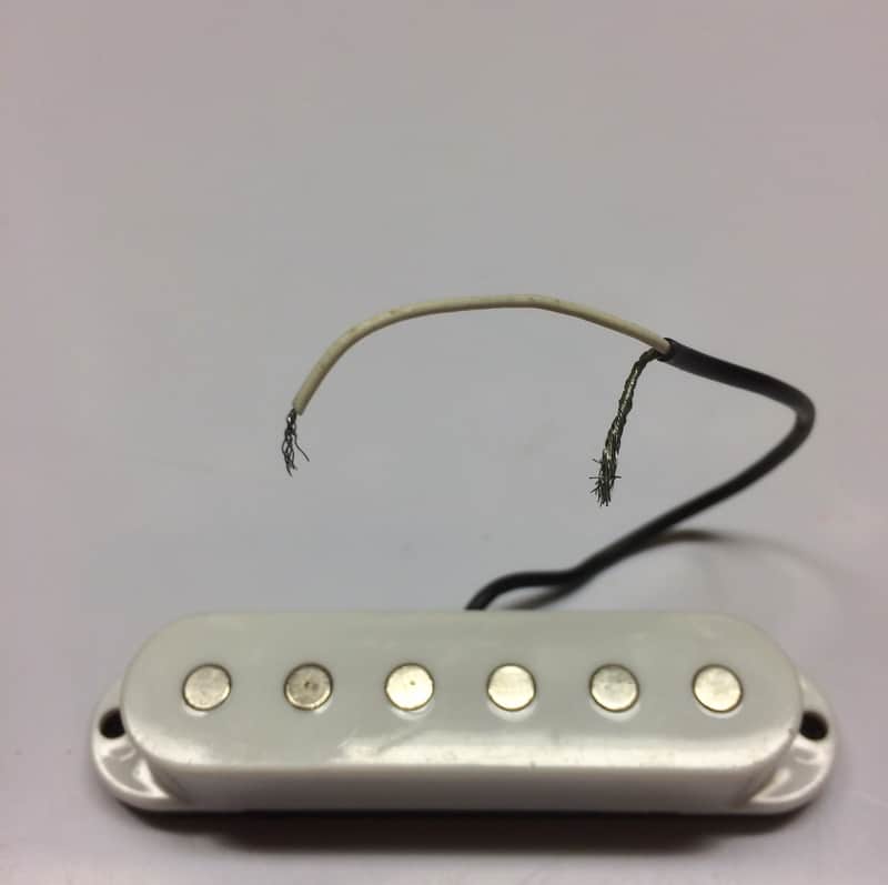 Stratocaster Style Narrow Spaced Pickup White image 1