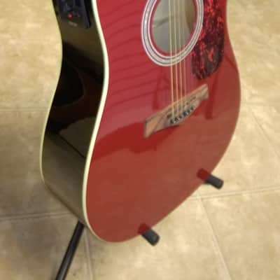 Randy Jackson Limited Edition Studio Series Acoustic/Electric Red image 4