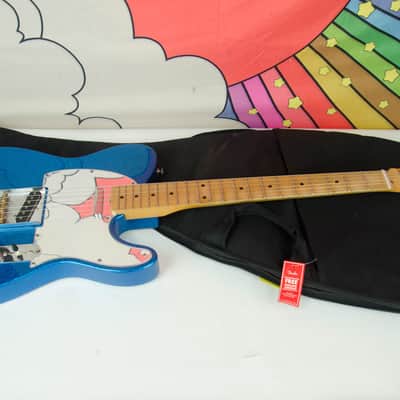 Used Fender J Mascis Telecaster Electric Guitar, Maple Fretboard, Sparkle Blue, Gig Bag image 10