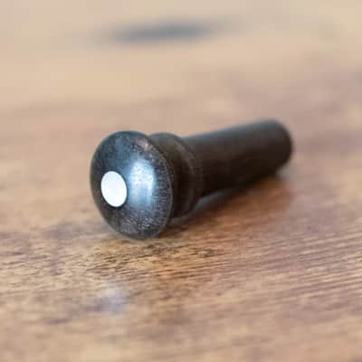 D'Addario PWPS9 Premium Grade Bridge End Pins, Ebony image 4