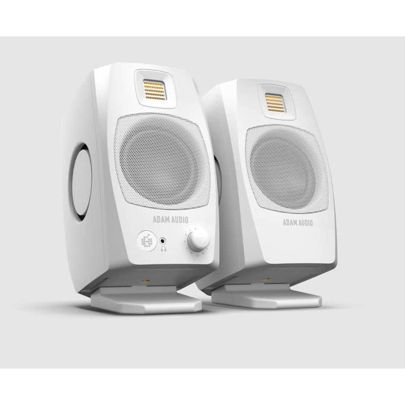 ADAM Adam D3V White (Pair) (Official Japanese Product) (Monitor Speakers) (Recording/DTM) (Desktop Monitor Speakers) (White) image 1