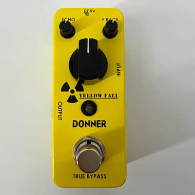 Donner Yellow fall Analogue Delay Guitar Pedal image 1