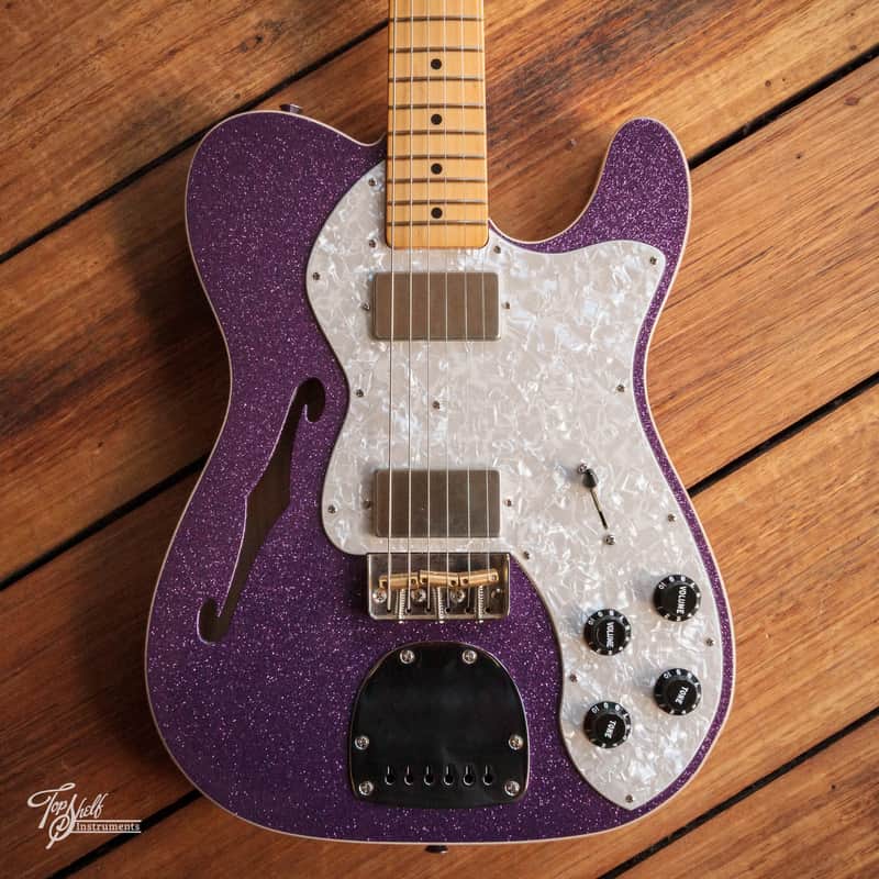 Fender Telecaster Thinline Build Purple Sparkle 2025