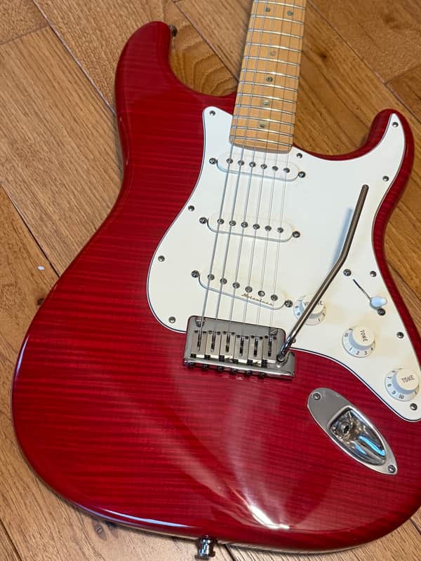 Fender American deluxe designer edition 2000 - Transparent Crimson Red image 1