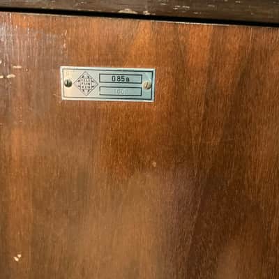 Telefunken O85a w/ V69a….PAIR SPEAKER MATCHED VINTAGE image 7