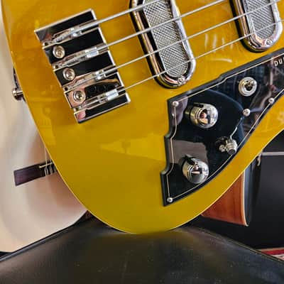Duesenberg Triton Bass, Gold Top + Hardcase image 2