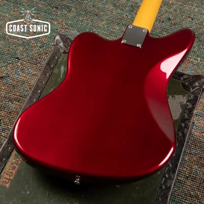 1999 Fender '62 Reissue Jaguar JG66-85MH Old Candy Red w/ Matching Headstock CIJ image 10