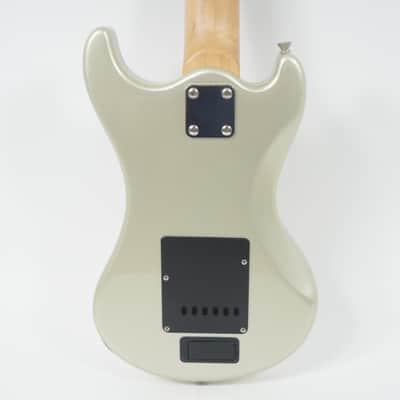 MarineRider MR-1 Metallic Silver Mosrite Ventures Copy Built-in Amp travel guitar Made in JAPAN image 13