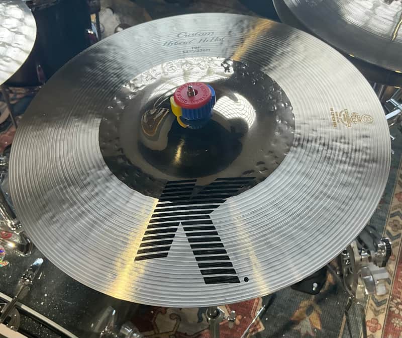 Zildjian K Custom Hybrid Hi-Hat Top Cymbal 13-1/4" image 1