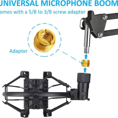 ATR2100X-USB Mic Shock Mount Holder for Reduces Vibration and Noise, Suitable for Audio-Technica ATR2100X, ATR2100 USB Microphone image 2