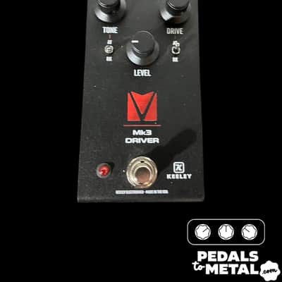 Keeley Mk3 Driver Andy Timmons Signature Overdrive 2024 - Present - Black / Red - X15028 image 2