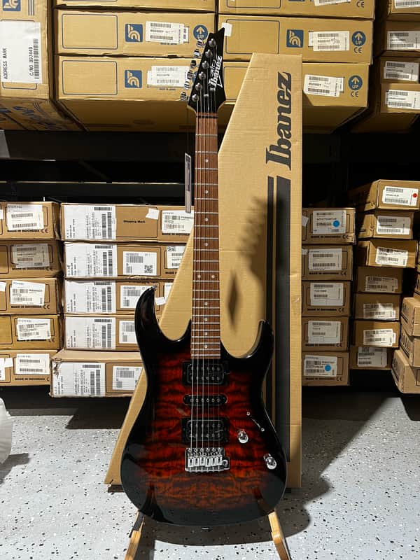Ibanez Gio GRX70QA Electric Guitar - Sunburst image 1