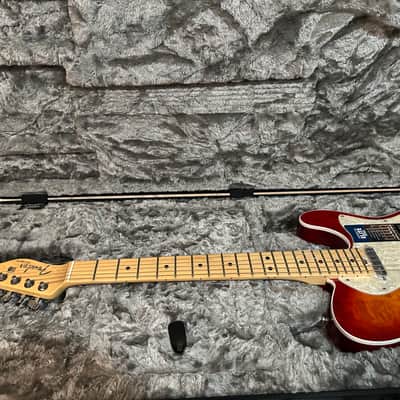 Fender Limited Edition American Elite Thinline Telecaster Quilted Maple Top 2018 - Aged Cherry Burst image 1