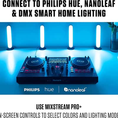 Numark Mixstream Pro+ DJ Controller For Amazon Music, Serato & Virtual DJ w/ Mixer, Touchscreen, WiFi, Speaker image 11