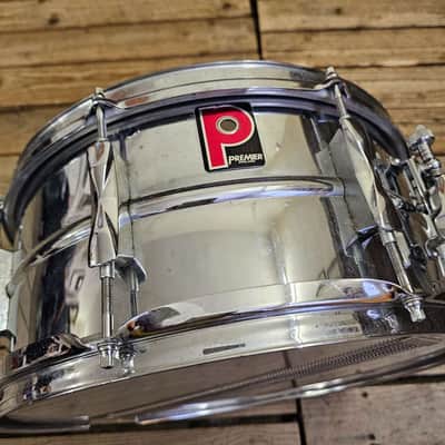 Snare Drum 14" Premier Steel USED! RK10P120826 image 2