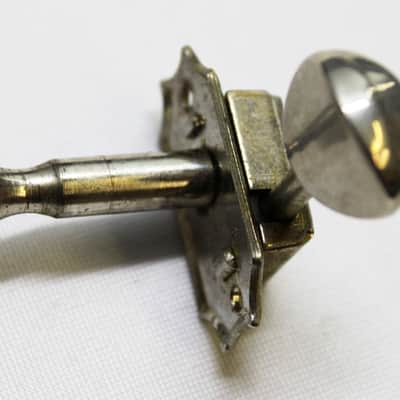 Kluson Vintage Classic Gear 6 in Line Tuners - Nickel **From a 1965 Fender Jaguar** image 4