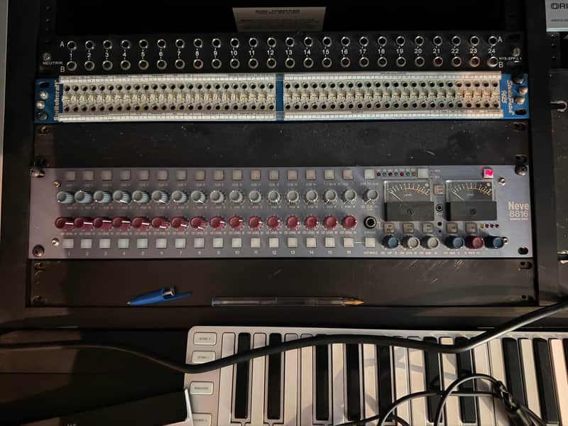 AMS Neve 8816 16-Channel Summing Mixer 2010s - Blue image 1