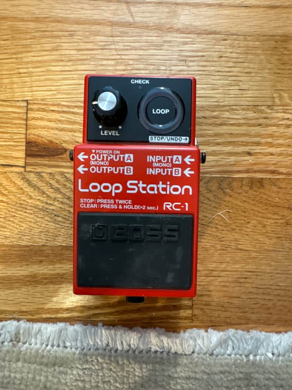 Boss RC-1 Loop Station 2014 - Present - Red image 1