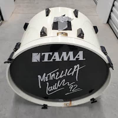 Tama Lars Ulrich Signature Series Artstar II Drums 1992 (White w/ Black Hardware).  No Snare. image 10