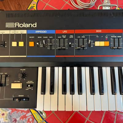 Roland Juno 60 Legendary PolySynth WITH Kenton Pro DCB to MIDI Converter 1982 image 3