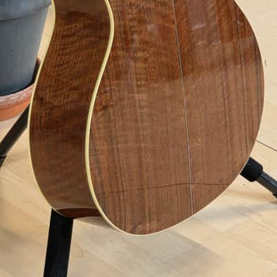 Taylor W-14 PRESENTATION SERIES 1 of 1 USA 1998 FLAME WALNUT KUJO Custom Shop Masterbuilt Acoustic Guitar W14 K14 K Master Built GA Grand Auditorium TIME CAPSULE CASE QUEEN RARE! RARE! RARE! image 3