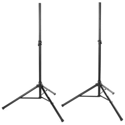 QSC K8 1000W Powered Speakers (Pair) with Ultimate Support Stands & ManualsQSC K8 - Black image 3